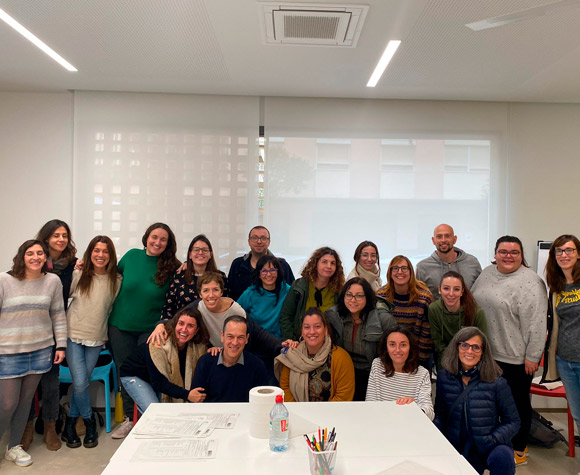 Personas del equipo de Grec  comprometidas con la acción social
