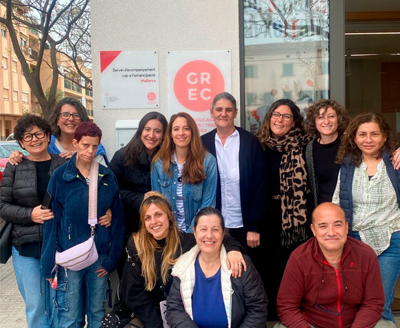 Personas del equipo de Grec comprometidas con la acción social